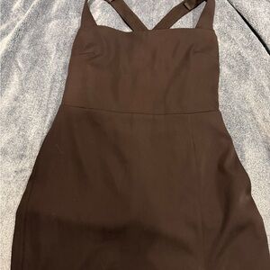 Babaton Strappy Black Dress